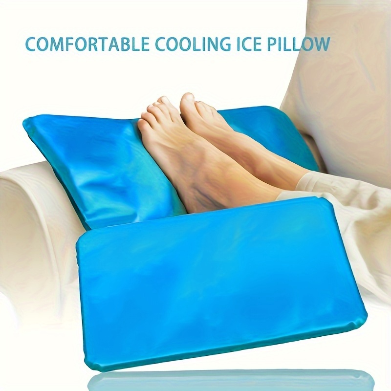 Cooling Pillow Gel - Niebieska żelowa kompresja chłodząca, przenośna poduszka