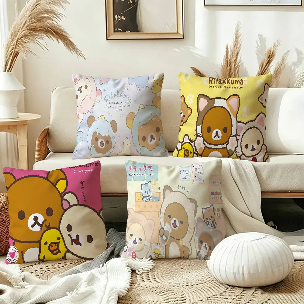 Home Textiles And Furnishing - Urocza poduszka Rilakkuma – idealny prezent,