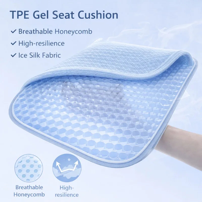 Cooling Pillow Gel - Poduszka na siedzenie z żelu TPE,