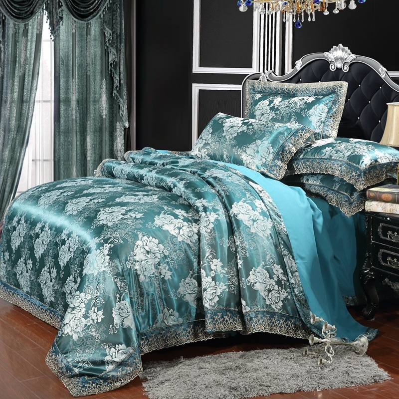 Silk Sheet Set - Zestaw pościeli żakardowej w stylu europejskim